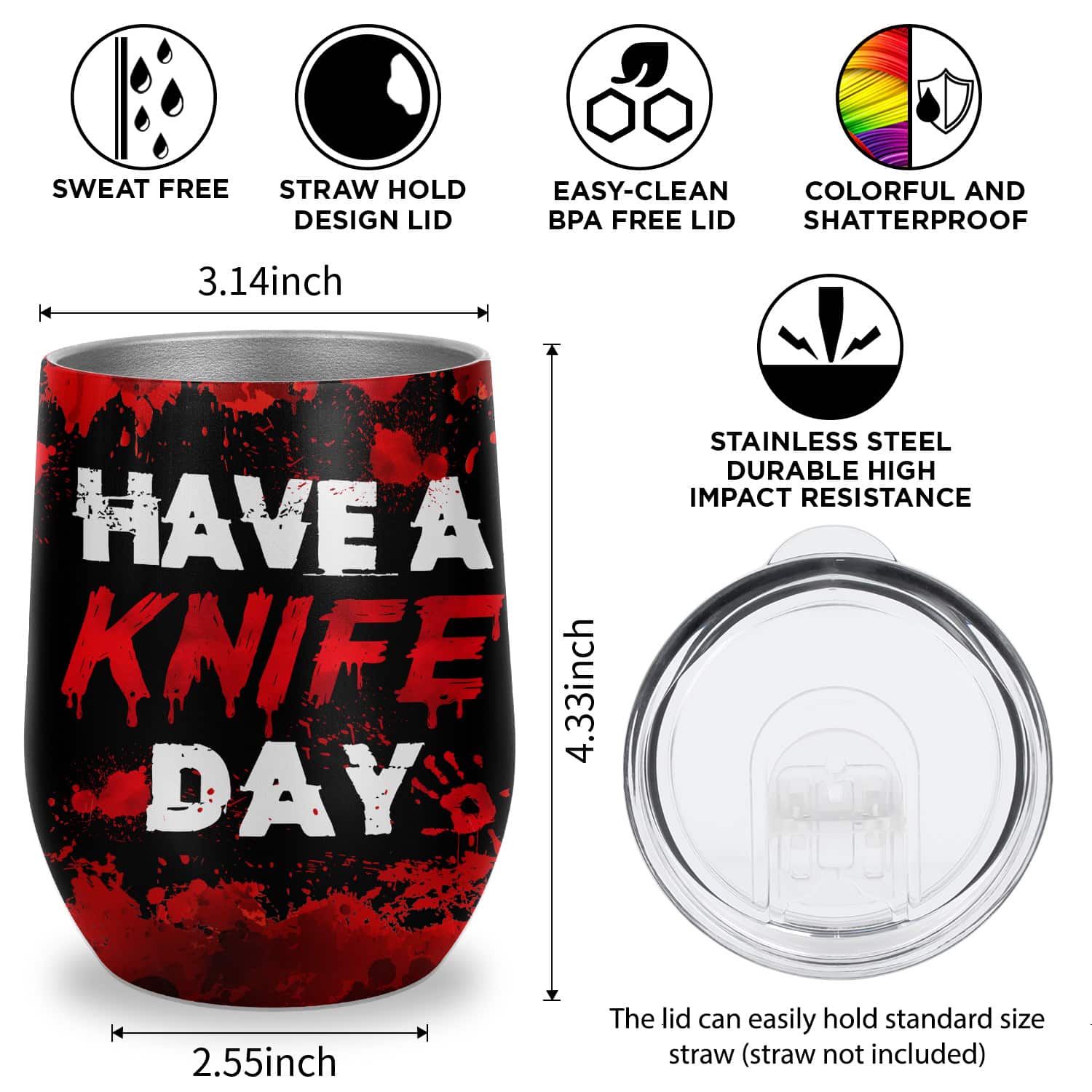 12oz wine tumbler Mockup keyfeature 1