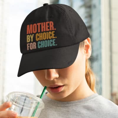Mother by Choice for Choice Vintage Twill Cap - High-Profile Snapback Hat - Trucker Hat