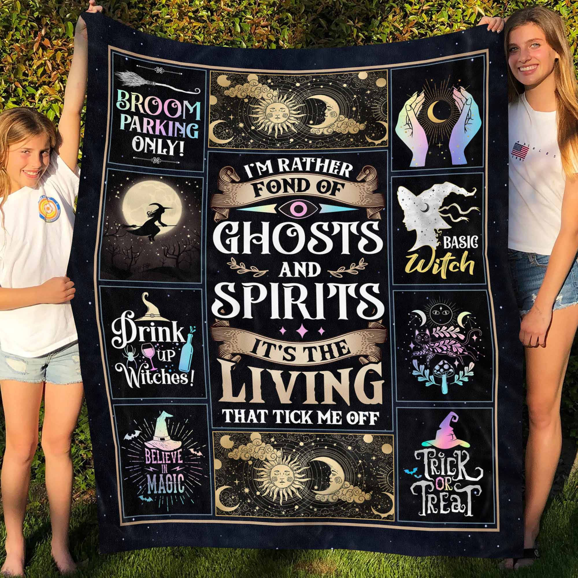 6VT. Witch Rather Fond Of Ghosts blanket mk1