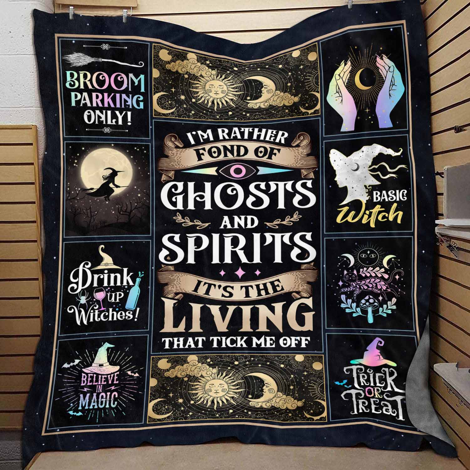 6VT. Witch Rather Fond Of Ghosts blanket mk2