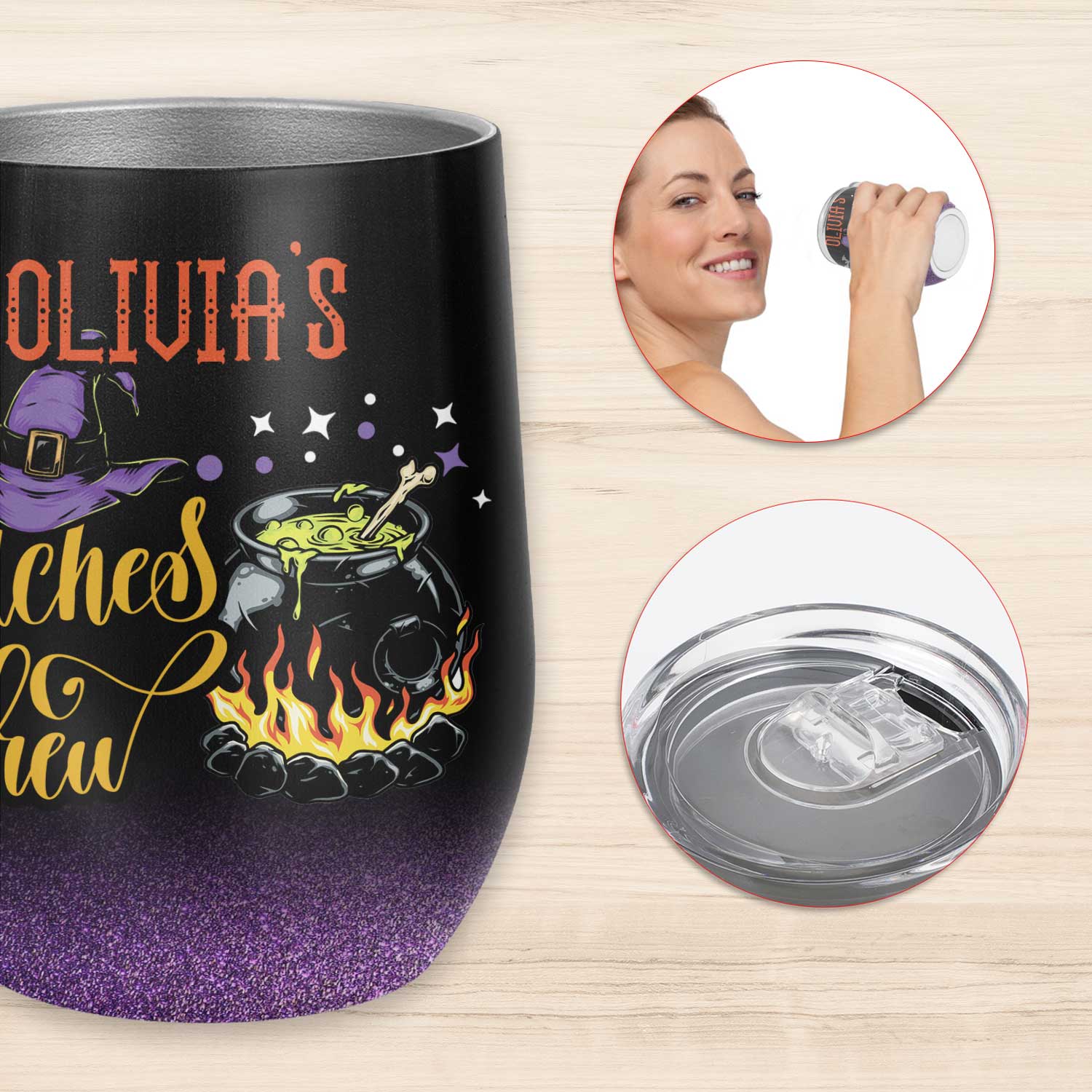 3VT. Drink At Your Own Risk wine tumbler mk5