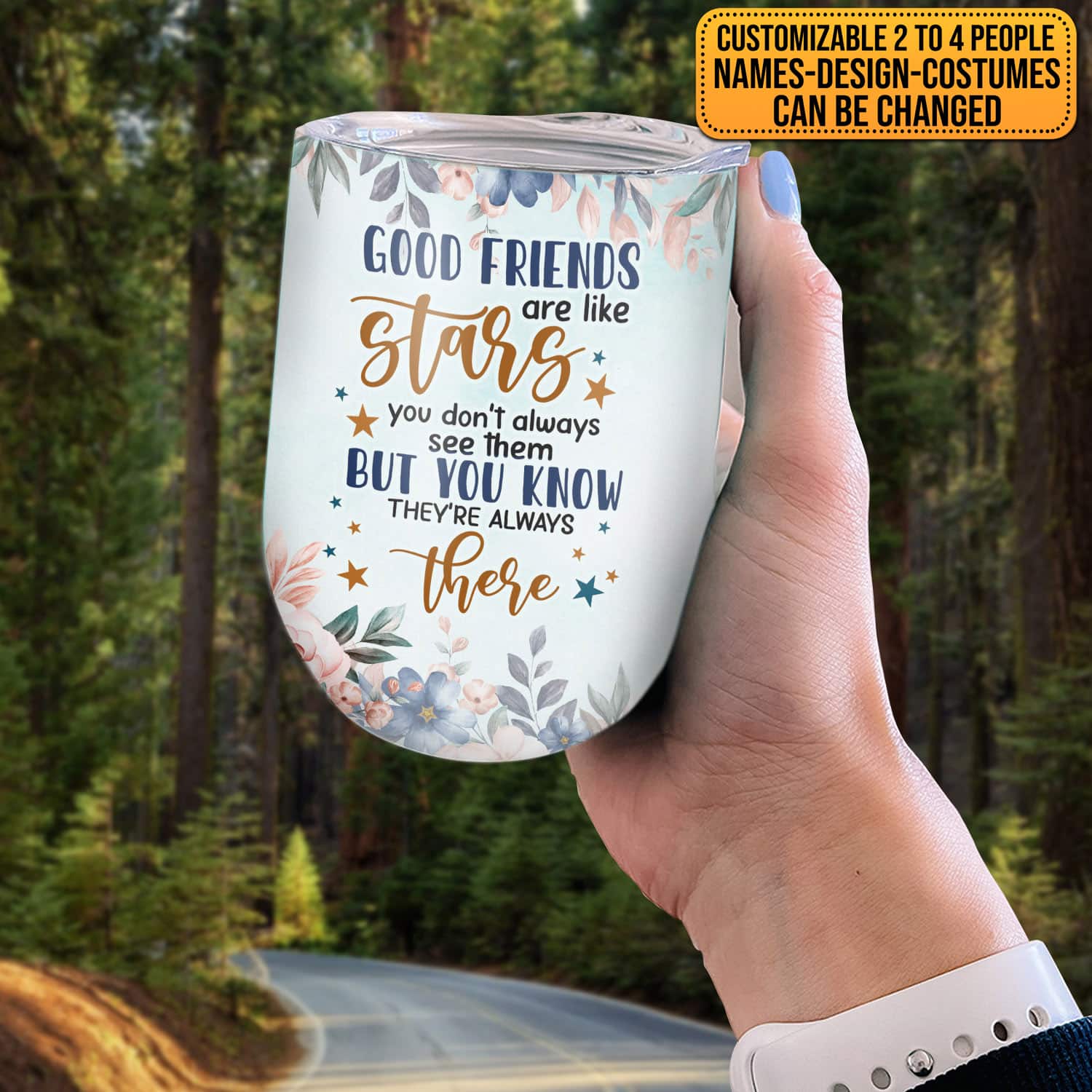 12oz wine tumbler Mockup 4
