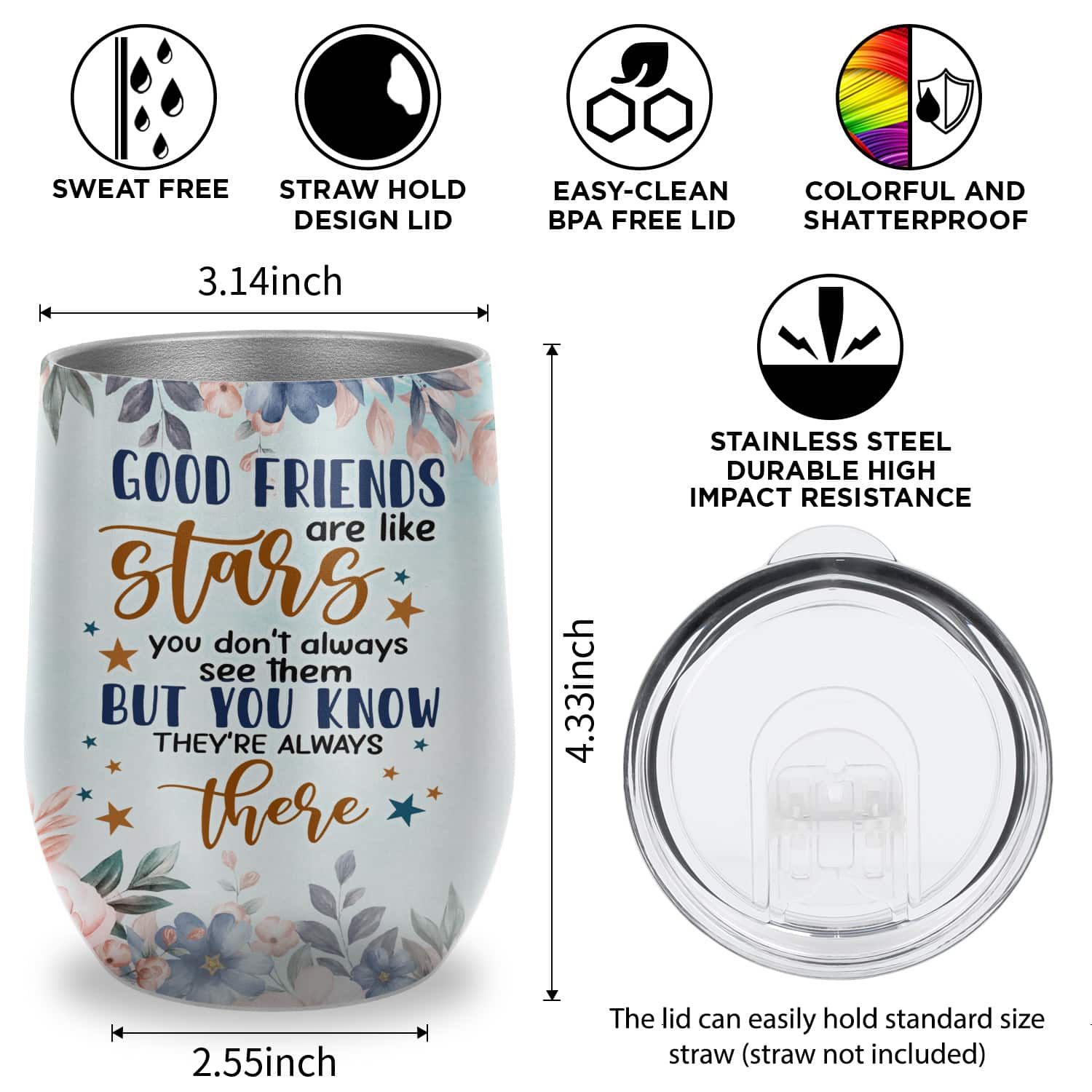 12oz wine tumbler Mockup Keyfeature 1