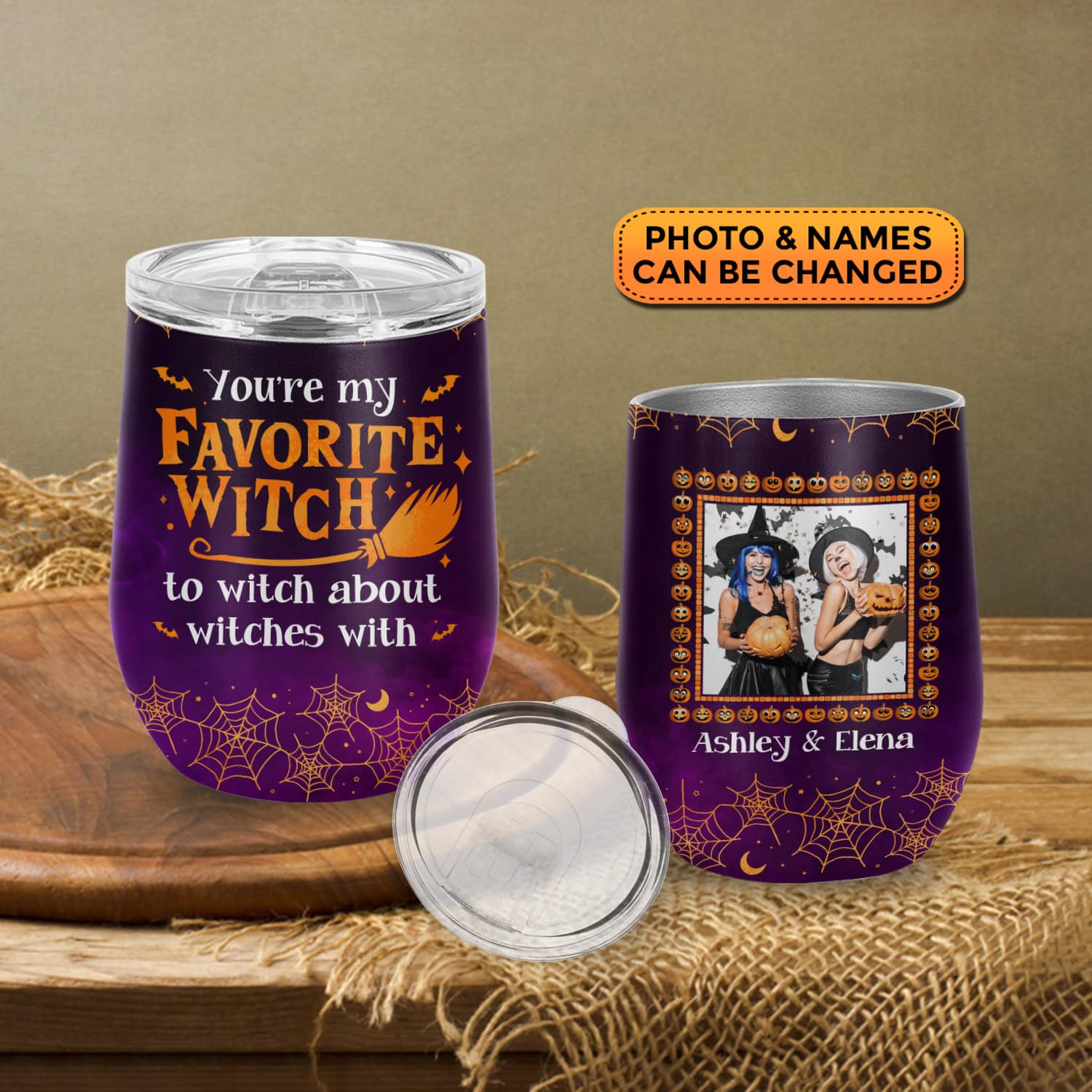 5VT. Favorite Witch To Witch wine tumbler mk5