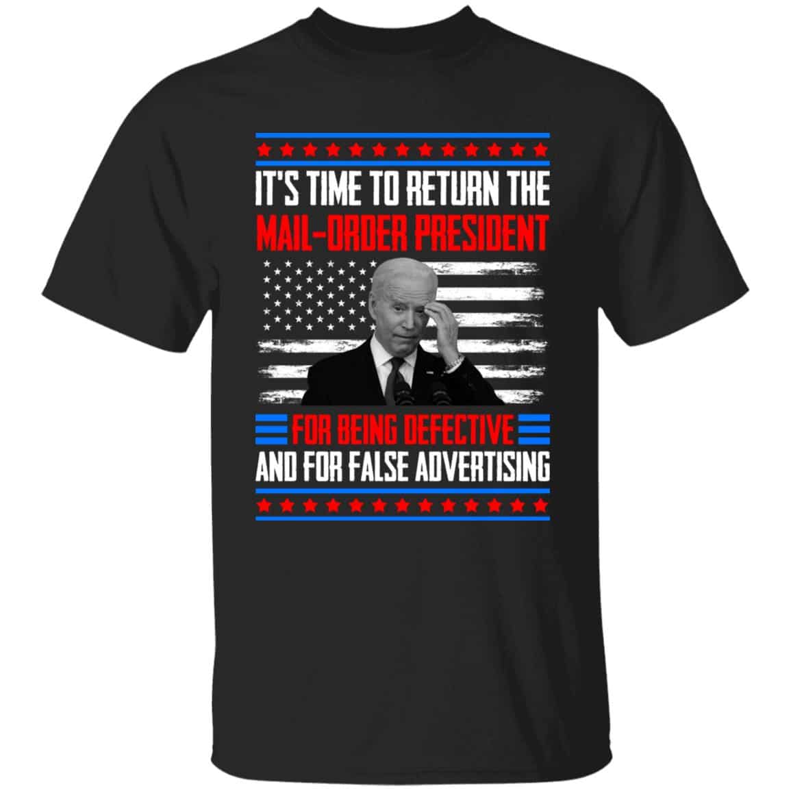 2VT. Return The Mail Order President 3, Black, Unisex T-Shirt