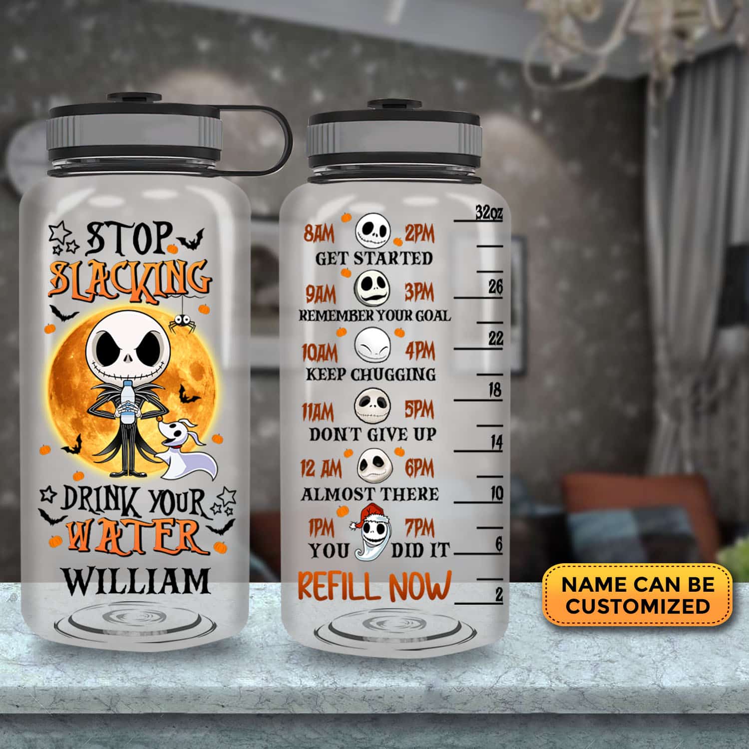 34OZ Tracker Water Bottle Mockup 3