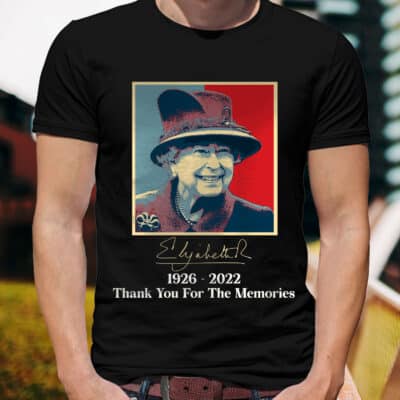 Alternative view of Queen Elizabeth II Thank You For The Memories T-Shirt - Queen Elizabeth Memorial Shirt