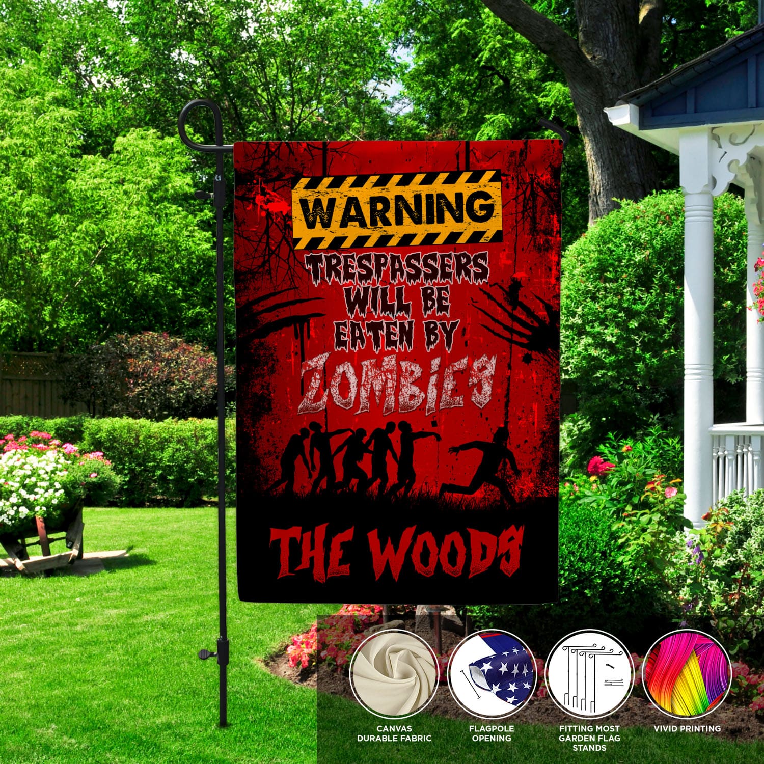 3VT. Trespassers Will Be Eaten flag mk2