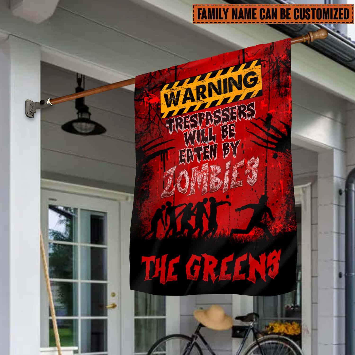 3VT. Trespassers Will Be Eaten flag mk4