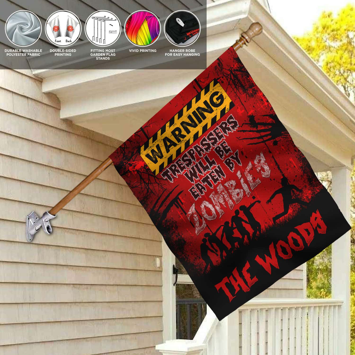 3VT. Trespassers Will Be Eaten flag mk5