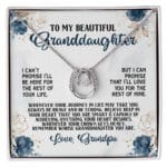 Grandpa To My Granddaughter Necklace - Wherever Your Journey In Life May Take You Pendant Necklace