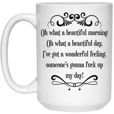 15 oz. White Mug
