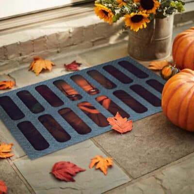 Spirit Halloween Pennywise Doormat - Spooky Clown Welcome Area Rug Door Mats Indoor Outdoor - Scary Outside Welcome Door Mats