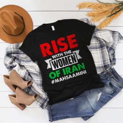 Alternative view of Rise With The Women Of Iran Mahsa Amini T-Shirt - Women Life Freedom Shirt