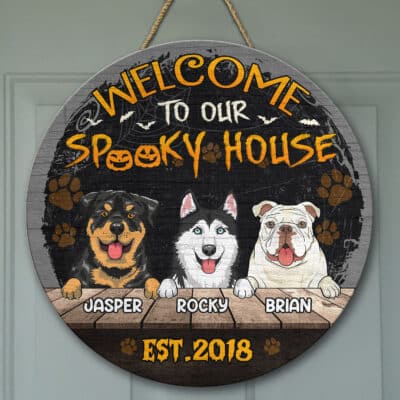 Wooden Door Sign