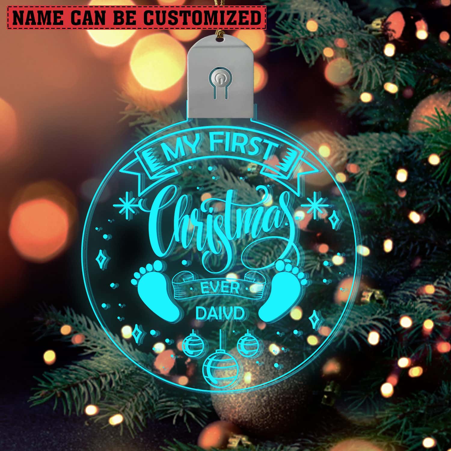 Mockup-Led-Acrylic-2 3VT. First Christmas Ever