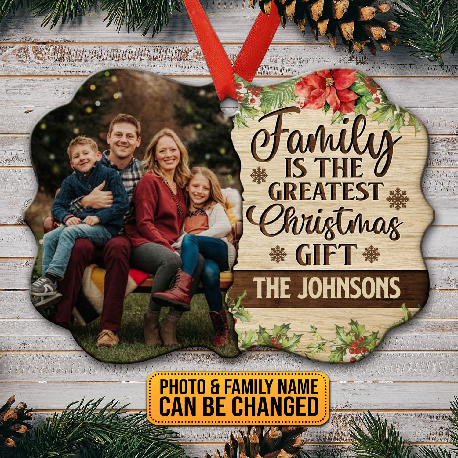 Mockup 4 3VT. Family Is The Greatest