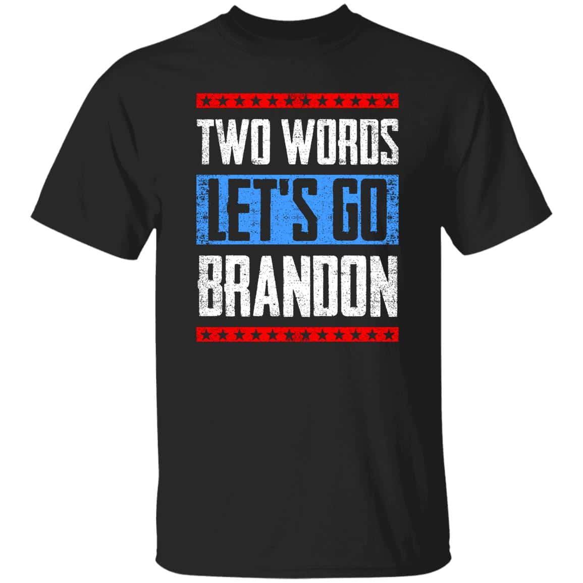 two words brandon 1, Black, Unisex T-Shirt
