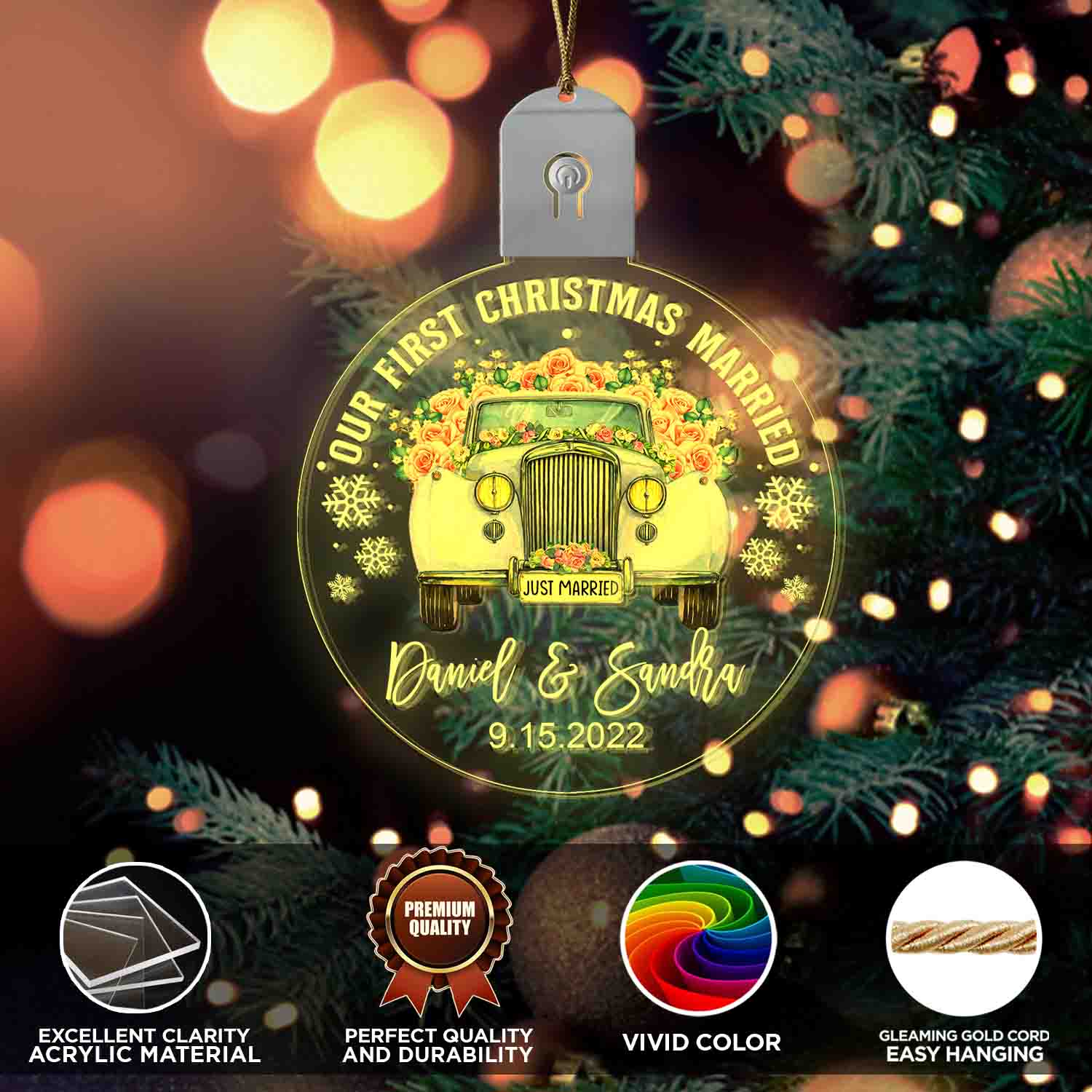 Mockup Led Acrylic Icon