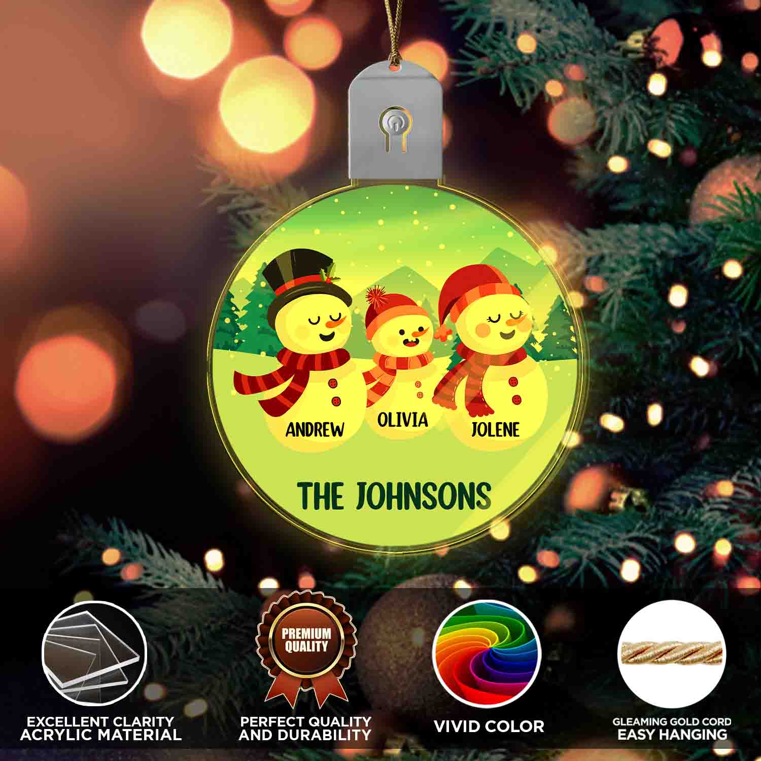 Mockup Led Acrylic Icon