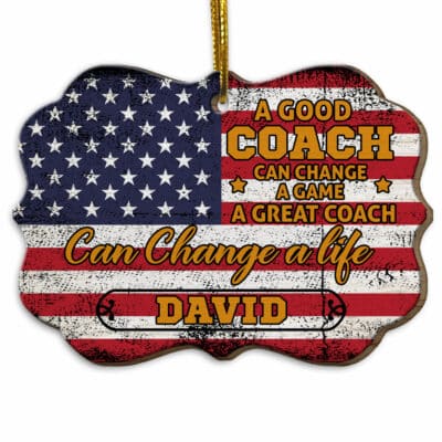 Wood Medallion Ornament