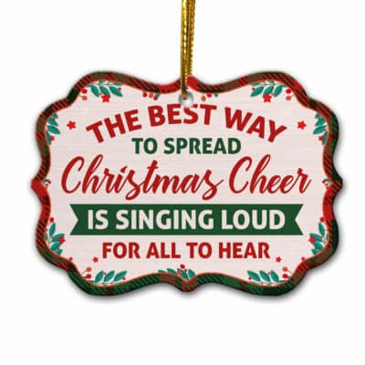 Aluminum Medallion Ornament
