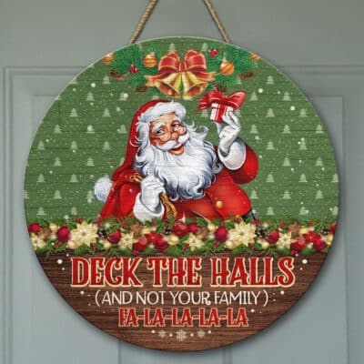 Wooden Door Sign