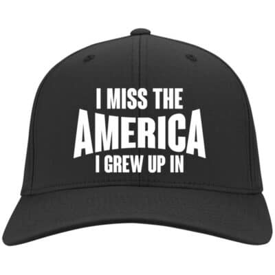 miss, Black, Twill Cap