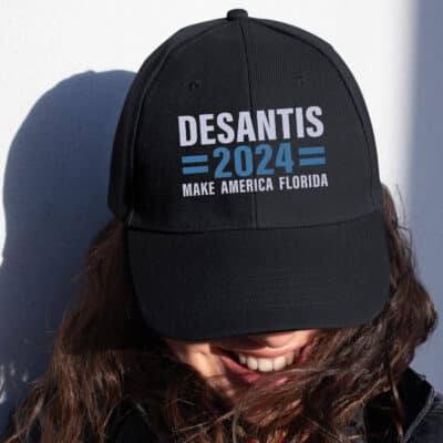 Alternative view of Desantis 2024 Make America Florida Twill Cap - High-Profile Snapback Hat