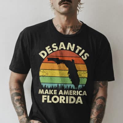 Desantis Make America Florida Vintage T-Shirt - Desantis 2024 Shirt