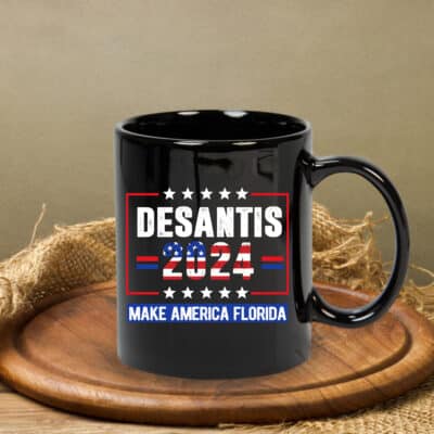 Desantis 2024 Make America Florida Ceramic Coffee Mug - Beer Stein - Water Bottle