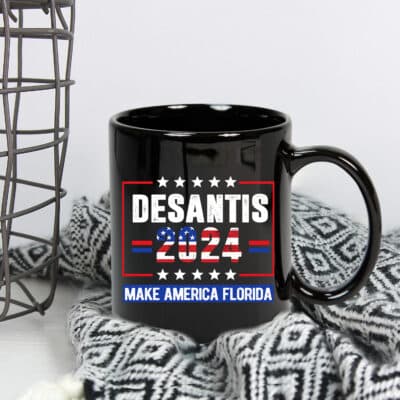 Alternative view of Desantis 2024 Make America Florida Ceramic Coffee Mug - Beer Stein - Water Bottle