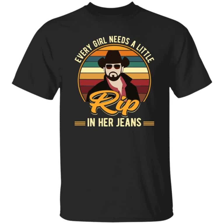 rip 1, Black, Unisex T-Shirt