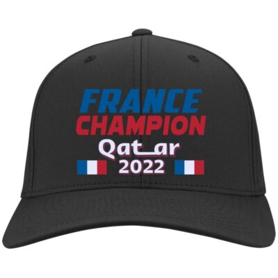 france 1, Black, Twill Cap