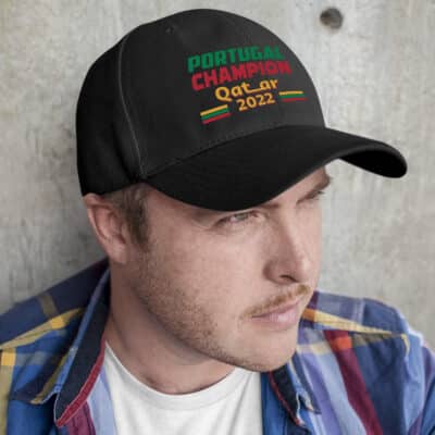 Alternative view of Portugal We Are The Champion World Cup 2022 Football Soccer Fan Snapback Hat Cap