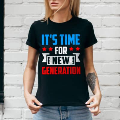 Alternative view of It's Time for New Generation Democrat House 2022 2023 T-Shirt - Political T-Shirt