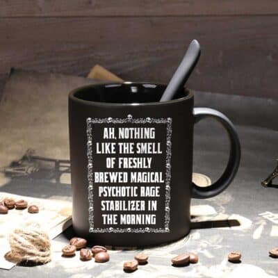 Nothing Like The Smell of Freshly In The Morning Black Coffee Mug Cups