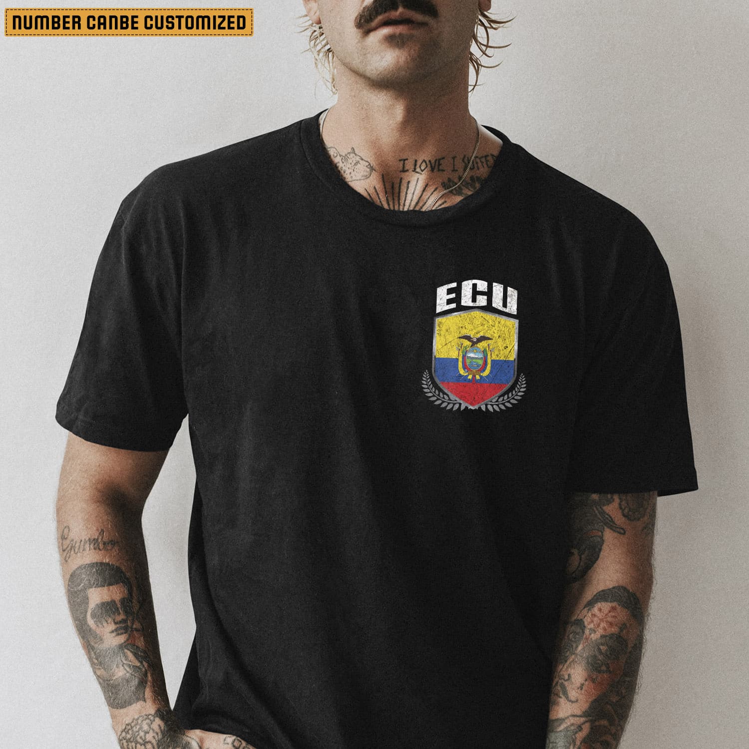 Personalized Number Soccer Jersey Ecuador Flag Ecuadorian Football Fan ...