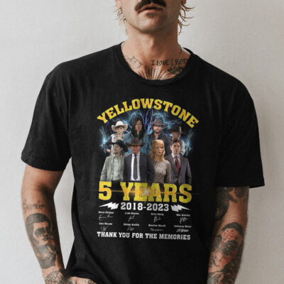 Alternative view of YellowStone 5 Years Anniversary 2018-2023 T-Shirt - Hoodie