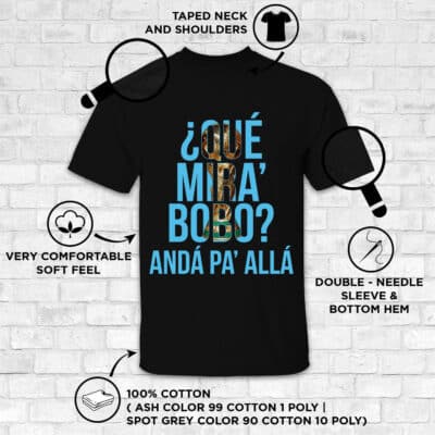 Alternative view of Qué Miras Bobo - Qué Mira Bobo T-Shirt - Argentina Champions Shirt