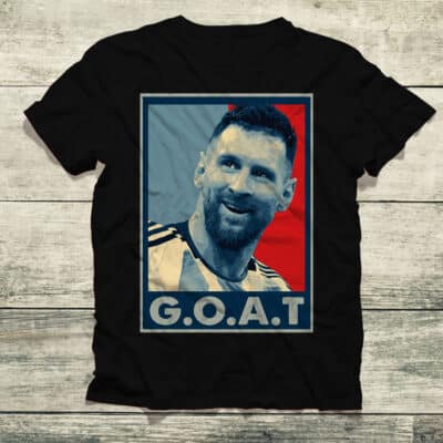 G.O.A.T Messi Soccer Football 2022 Argentina T-Shirt - Goat Shirt