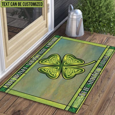 Alternative view of Personalized Irish Celtic Knot Doormat - St. Patrick's Day Mat