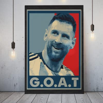 G.O.A.T Messi Soccer Football Argentina 2022 T-Shirt - Goat Shirt