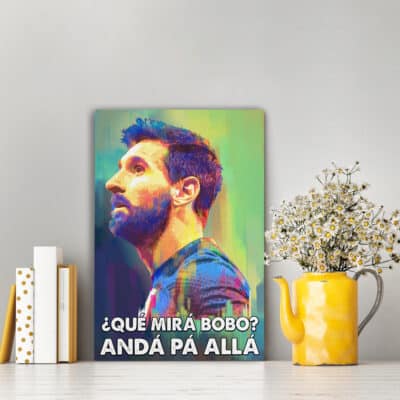 Alternative view of Qué Miras Bobo - Qué Mira Bobo Canvas - Argentina Soccer Football Poster