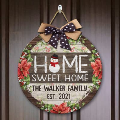 Wooden Door Sign