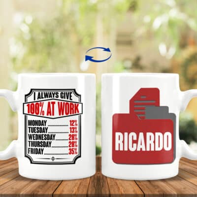 15 oz. White Mug