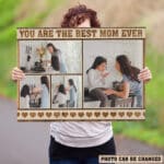 Custom Photo You Are The Best Mom Framed Canvas Wall Art Decor - Personalized Mom Gift - Mothers Day Gifts