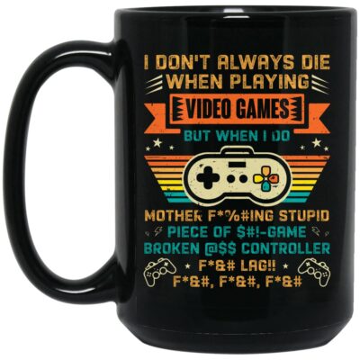 15 oz. Black Mug