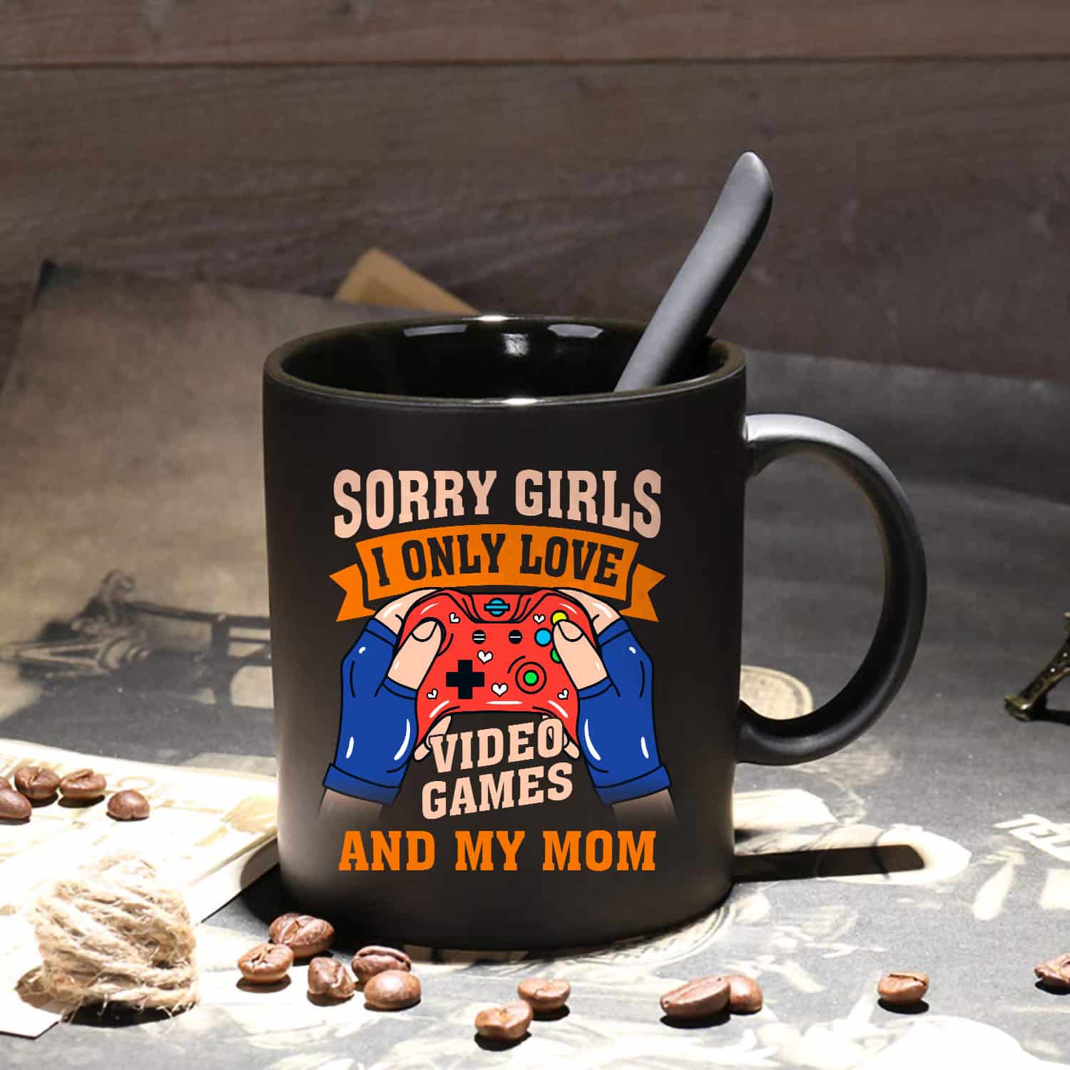 2. Video Games and Mom Mockup 3