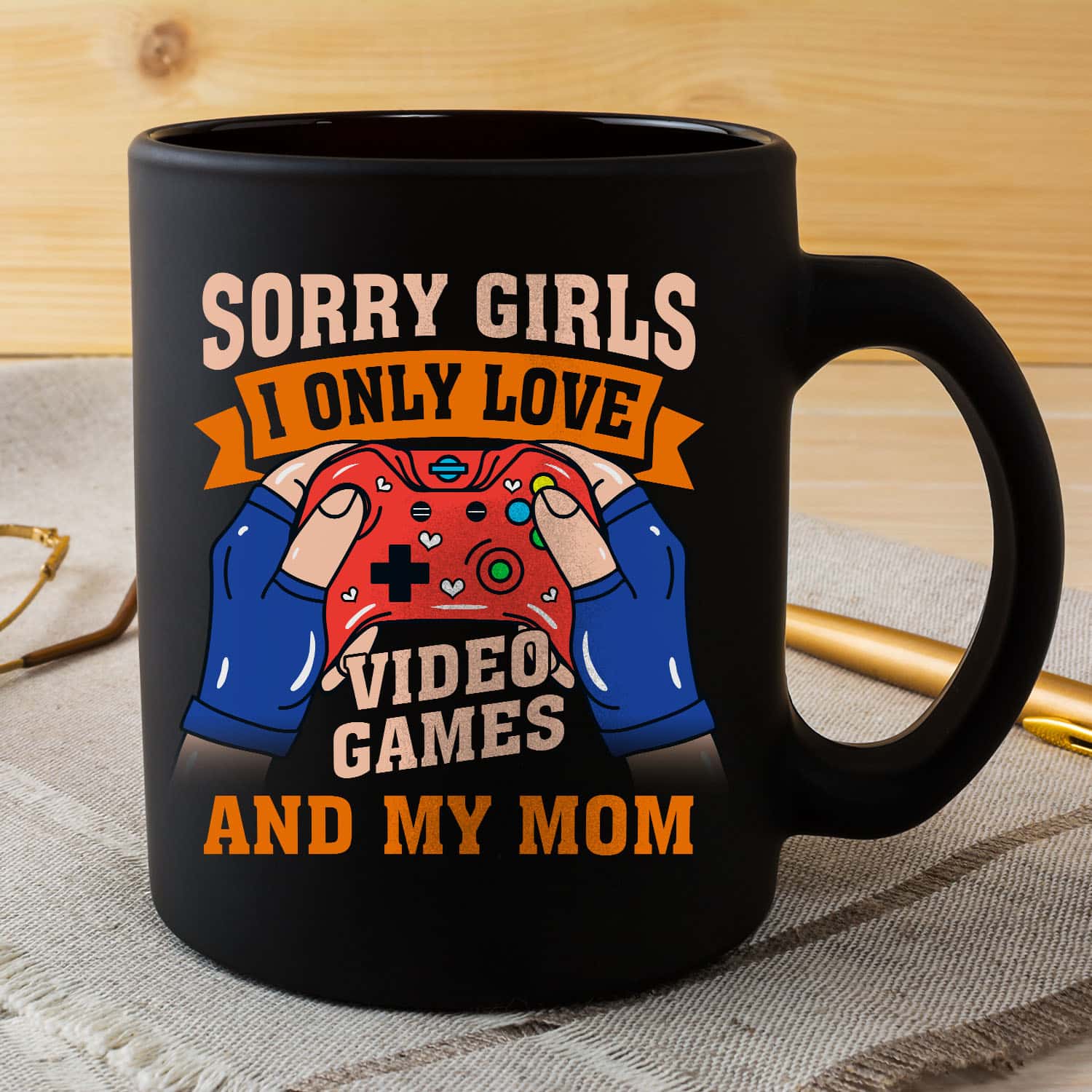 2. Video Games and Mom Mockup 5